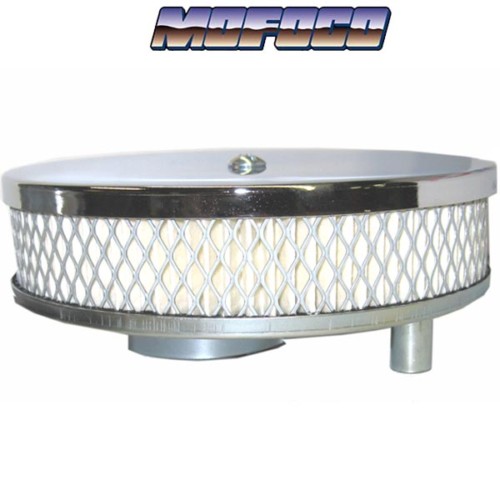 VW BUG ENGINE  CARBURETOR AIR CLEANER CHROME 9076